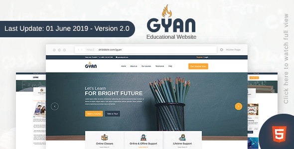 Gyan - Educational HTML Template Gyan - Educational HTML Template