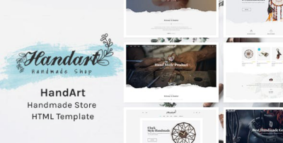 HandArt - Handmade Store HTML Template