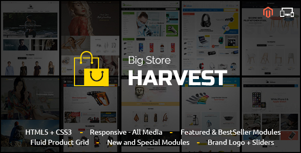 Harvest - Magento Responsive Theme Harvest - Magento Responsive Theme