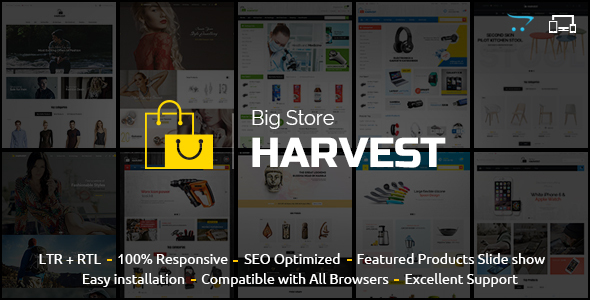 Harvest - Responsive Multipurpose OpenCart Theme Harvest - Responsive Multipurpose OpenCart Theme