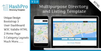 HashPro Listing and Directory Template