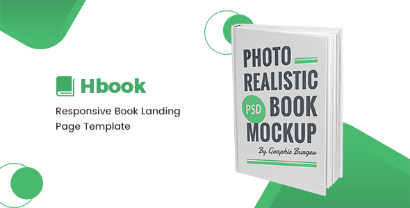Hbook - Book Landing Page HTML Template Hbook - Book Landing Page HTML Template