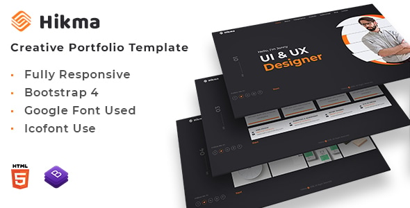 Hikma Portfolio HTML Template Hikma Portfolio HTML Template