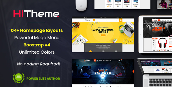 HiTheme - Responsive & Multipurpose Sectioned Bootstrap 4 Shopify Theme HiTheme - Responsive & Multipurpose Sectioned Bootstrap 4 Shopify Theme