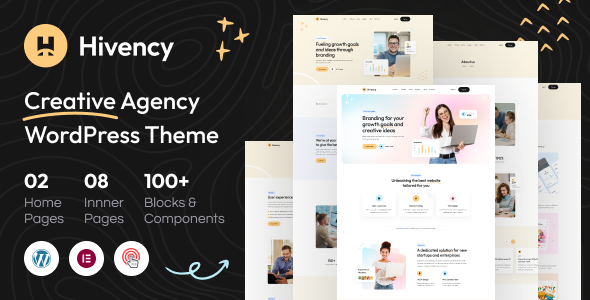 Hivency - Creative Digital Agency WordPress Theme Hivency - Creative Digital Agency WordPress Theme