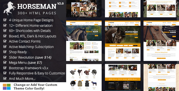 Horseman - Equestrian Horse Riding HTML Template Horseman - Equestrian Horse Riding HTML Template