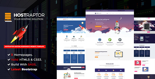 Host Raptor - Hosting Domain HTML Template Host Raptor - Hosting Domain HTML Template