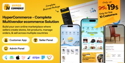 HyperCommerce - Flutter Apps and Laravel Admin Panel