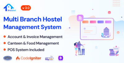 iHostel - iNiLabs Multi Branch Hostel Management System & POS