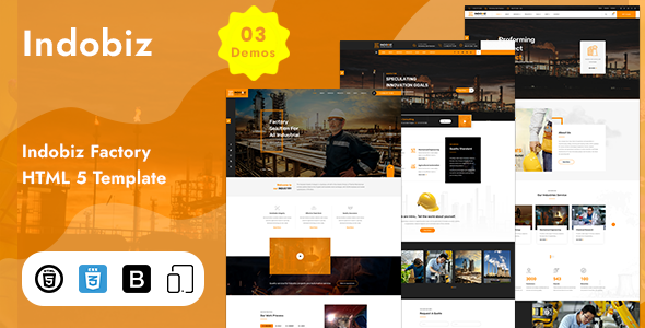 Indobiz - Factory HTML Template Indobiz - Factory HTML Template