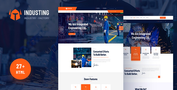 Industing - Industry & Factory Business HTML5 Template Industing - Industry & Factory Business HTML5 Template