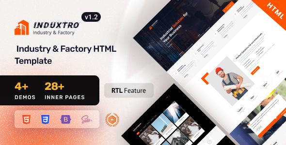 Induxtro - Industry & Factory Bootstrap 5 Template Induxtro - Industry & Factory Bootstrap 5 Template