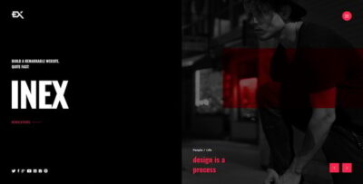Inex - Creative Coming Soon Template