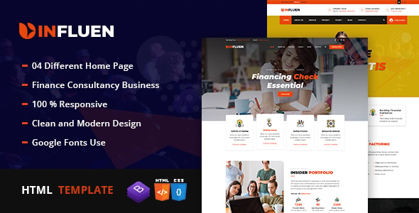 Influen - Corporate & Financial Business HTML5 Template Influen - Corporate & Financial Business HTML5 Template