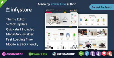 Infystore - Mega Shop Elementor Prestashop Responsive Theme