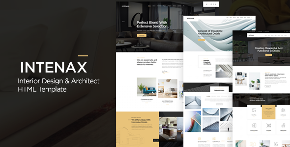 Intenax - Architecture & Interior Design HTML Template Intenax - Architecture & Interior Design HTML Template