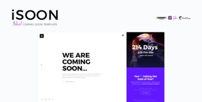iSOON - Ideal Coming Soon Template