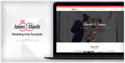 James & Shuchi Wedding HTML Template
