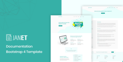 Janet - Online Documentation, Knowledge Base, Help Desk Template