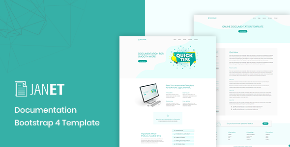Janet – Online Documentation, Knowledge Base, Help Desk Template Janet – Online Documentation, Knowledge Base, Help Desk Template