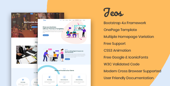 Jeos - SEO Friendly Bootstrap Template Jeos - SEO Friendly Bootstrap Template