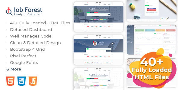 Job Forest - Job Board HTML Template Job Forest - Job Board HTML Template