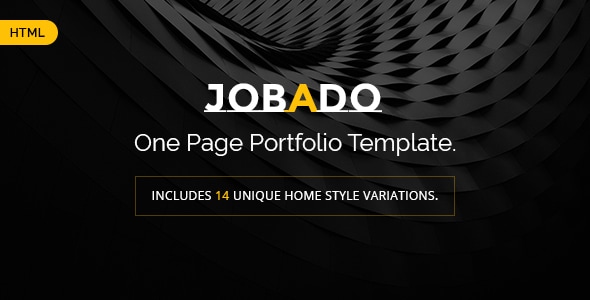 JOBADO - Responsive Dark Portfolio HTML Template JOBADO - Responsive Dark Portfolio HTML Template