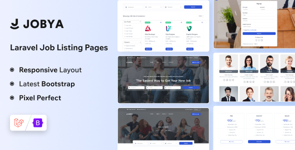 Jobya - Laravel 13 Job Board & Job Listing Template Jobya - Laravel 13 Job Board & Job Listing Template
