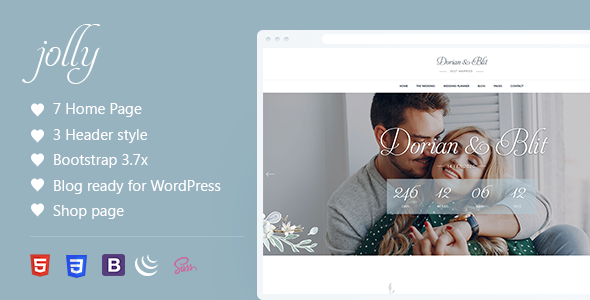 Jolly - Wedding & Wedding Planner HTML Template Jolly - Wedding & Wedding Planner HTML Template