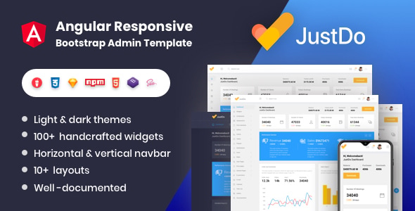 JustDo - Angular 10 Responsive Bootstrap Admin Template JustDo - Angular 10 Responsive Bootstrap Admin Template