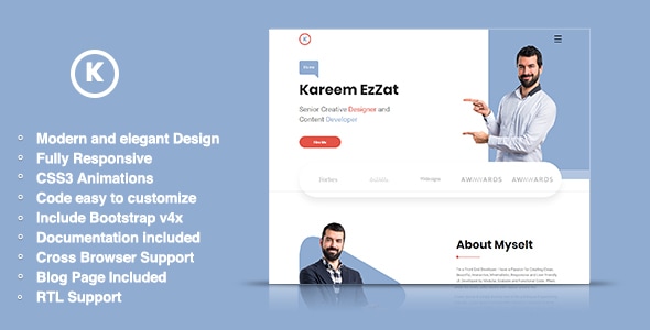 Karmen - HTML5 Portfolio Template Karmen - HTML5 Portfolio Template