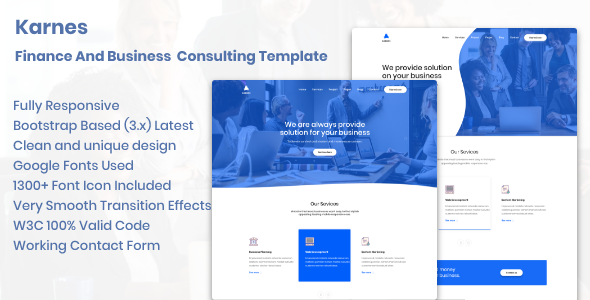 Karnes - Finance And Business Consulting HTML Template Karnes - Finance And Business Consulting HTML Template