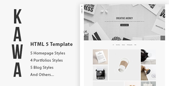 Kawa - Agency and Portfolio HTML5 Template Kawa - Agency and Portfolio HTML5 Template