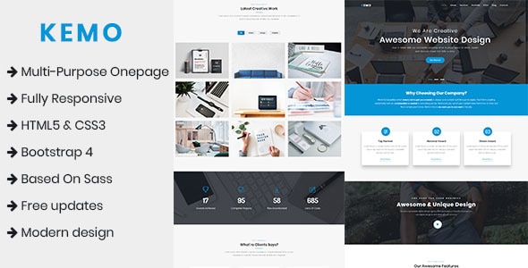 Kemo - Multi-Purpose Onepage Template Kemo - Multi-Purpose Onepage Template