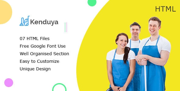 Kenduya || Cleaning Company Business HTML5 Template Kenduya || Cleaning Company Business HTML5 Template