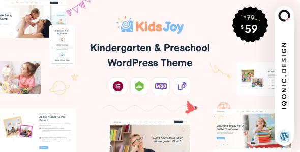KidsJoy - Kindergarten and Preschool WordPress Theme KidsJoy - Kindergarten and Preschool WordPress Theme