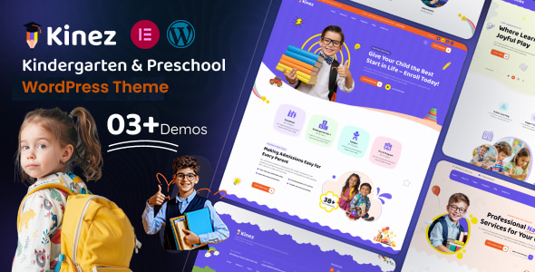 Kinez - Kindergarten & School WordPress Theme Kinez - Kindergarten & School WordPress Theme