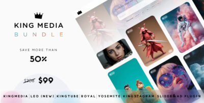 King Media Bundle - Viral Magazine News Script