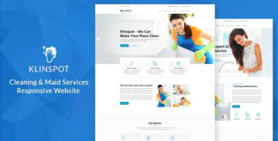 Klinspot - Cleaning Company Responsive Website