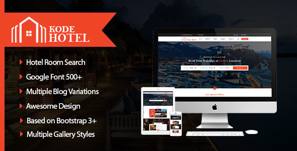 Kode Hotel - Responsive Hotel Template Kode Hotel - Responsive Hotel Template