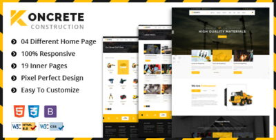 Koncrete - Construction & Building HTML5 Template