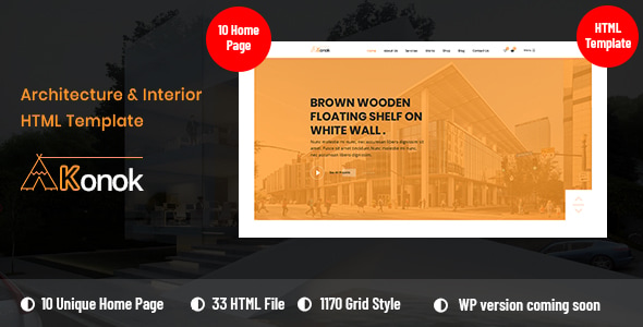 Konok - Architecture & Interior Bootstrap4 HTML5 Template Konok - Architecture & Interior Bootstrap4 HTML5 Template