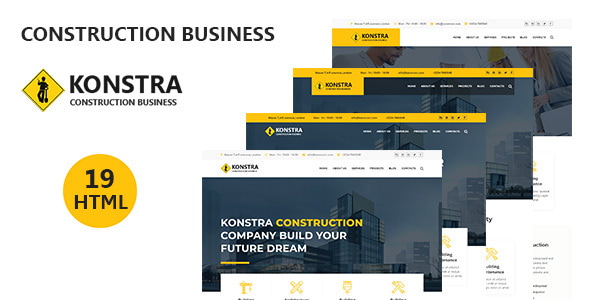 konstra - Construction Business HTML5 Template konstra - Construction Business HTML5 Template