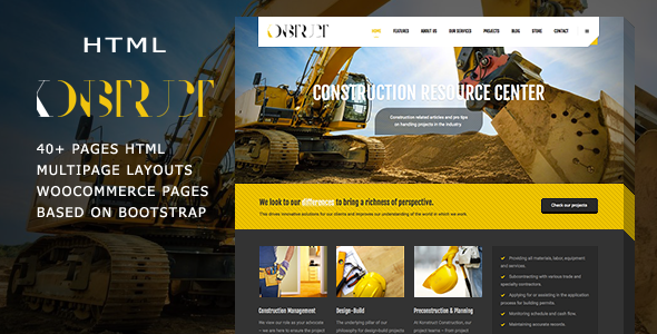 Konstruct - Html Construction, Building And Business template Konstruct - Html Construction, Building And Business template