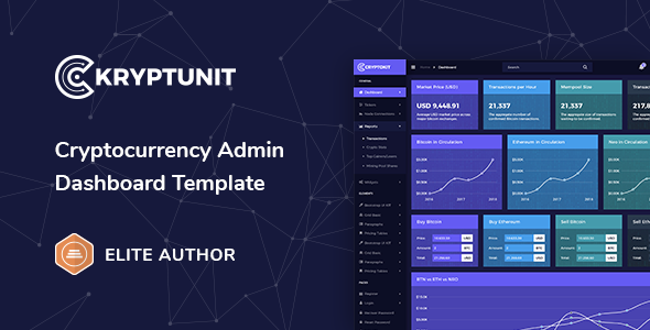 Kryptunit - Cryptocurrency Admin Dashboard Template Kryptunit - Cryptocurrency Admin Dashboard Template