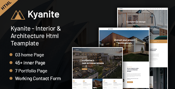 Kyanite - Interior Design & Architecture HTML5 Template Kyanite - Interior Design & Architecture HTML5 Template