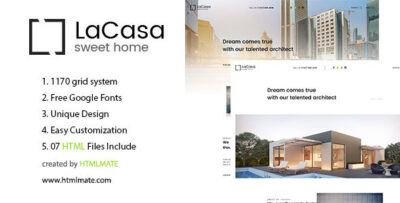 LaCasa - Real Estate HTML Template