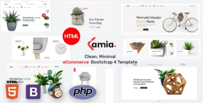 Lamia - E-commerce Minimal and Clean HTML Template