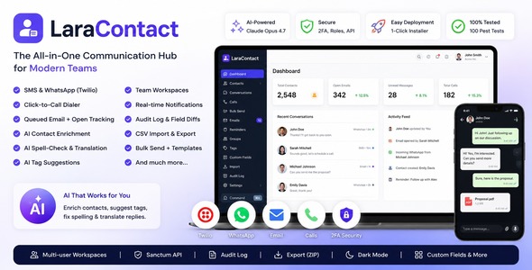 LaraContact - Contact Management & WhatsApp AI-assisted CRM LaraContact - Contact Management & WhatsApp AI-assisted CRM