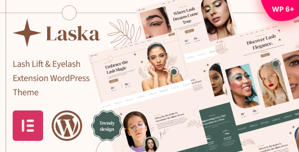 Laska - Lash Lift & Eyelash Extension WordPress Theme Laska - Lash Lift & Eyelash Extension WordPress Theme